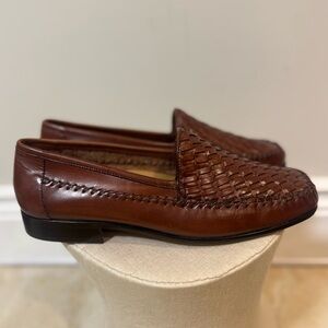 Giorgio Brutini Brown Leather Slip On Loafers (9D)